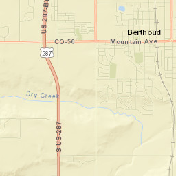 401-499 Colorado 56, Berthoud, CO Street Map