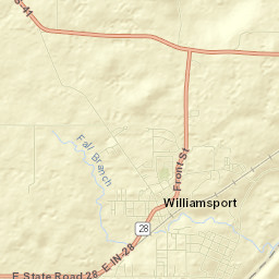 Williamsport Street Map