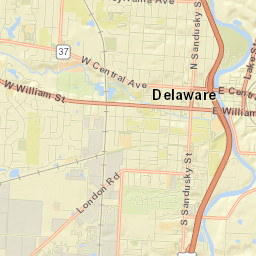 247 Park Avenue, Delaware, OH 43015 Street Map