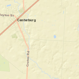 Centerburg Street Map