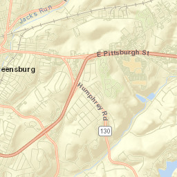 Greensburg Street Map