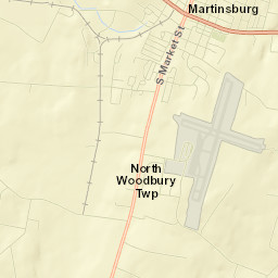 Martinsburg Street Map