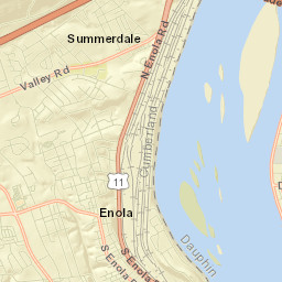 Enola Street Map