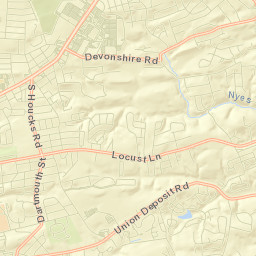 Colonial Park Street Map