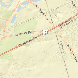 Palmdale Street Map