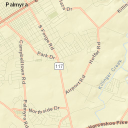 Palmyra Street Map