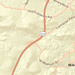 Mohnton Street Map