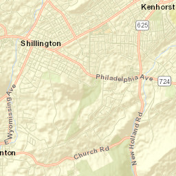 Shillington Street Map