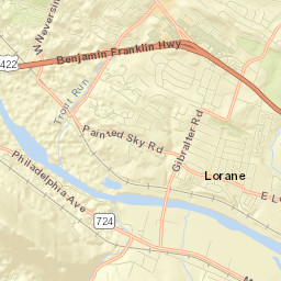 Lorane Street Map