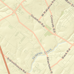 Souderton Street Map
