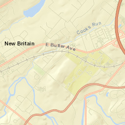 New Britain Street Map