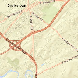 Doylestown Street Map