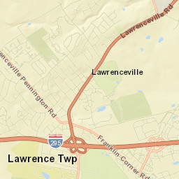 Lawrenceville Street Map