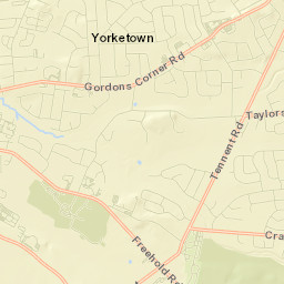 Yorketown Street Map