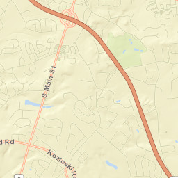 East Freehold Street Map