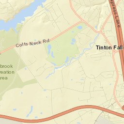 Tinton Falls Street Map