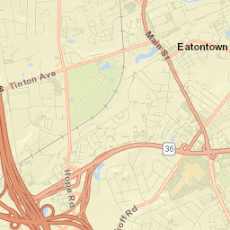 Eatontown Street Map
