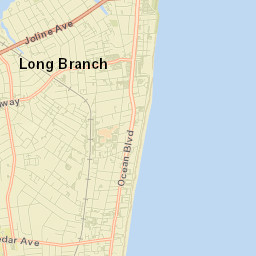 Long Branch Street Map