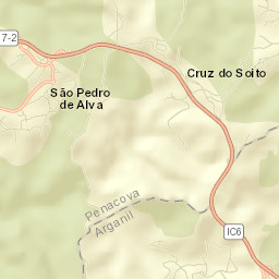São Pedro de Alva Street Map