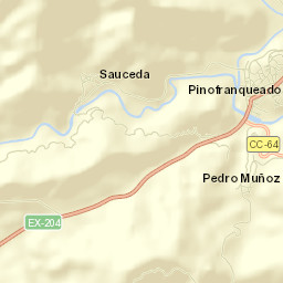 Pinofranqueado Street Map