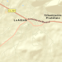 La Adrada Street Map