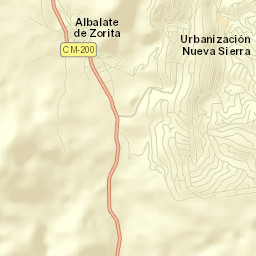 Albalate de Zorita Street Map