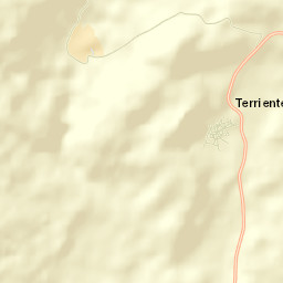 Terriente Street Map