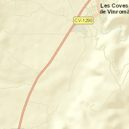 Cuevas de Vinromá Street Map