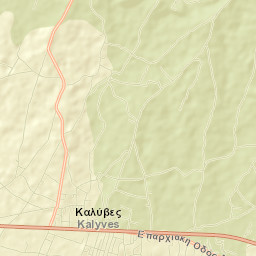 Kalýves Polygýrou Street Map