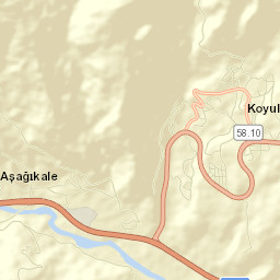 Koyulhisar Street Map