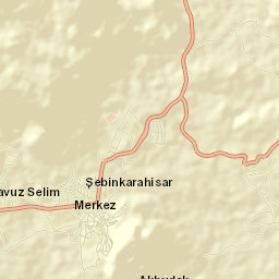 Şebin Karahisar Street Map