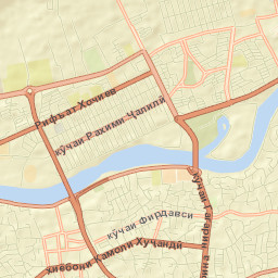 Khŭjand Street Map
