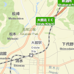 Ōdate-shi Street Map