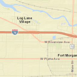 Fort Morgan Street Map