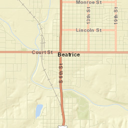 Beatrice Street Map