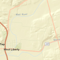 West Liberty Street Map