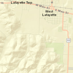 West Lafayette Street Map