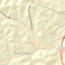 Gastonville Street Map