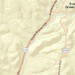 South Greensburg Street Map