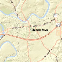 Hummelstown Street Map