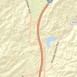 Flying Hills Street Map