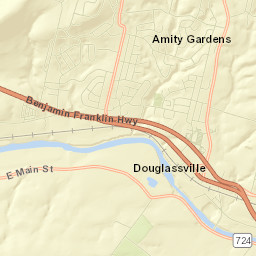 Amity Gardens Street Map