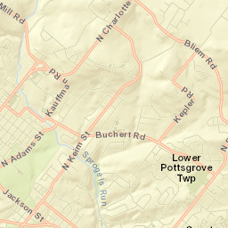 Pottsgrove Street Map
