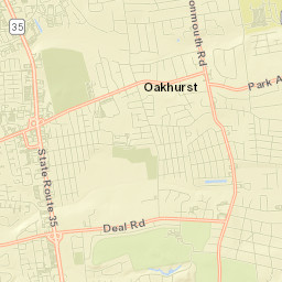 Oakhurst Street Map