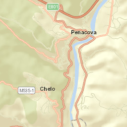 Penacova Street Map