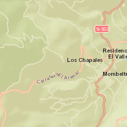 Mombeltrán Street Map