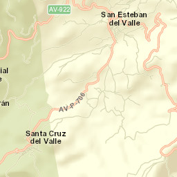 Santa Cruz del Valle Street Map