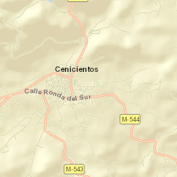 Cenicientos Street Map
