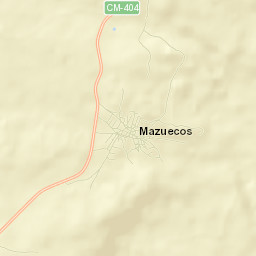 Mazuecos Street Map