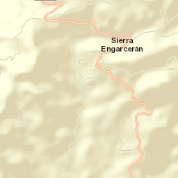 Sierra-Engarcerán Street Map